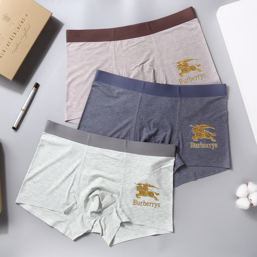 Burberry gold knight and wordmark boxer briefs - view 6