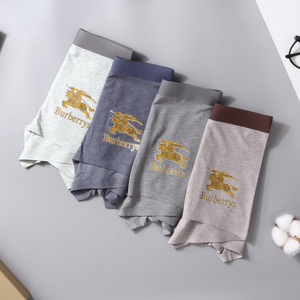 Burberry gold knight and wordmark boxer briefs - view 1