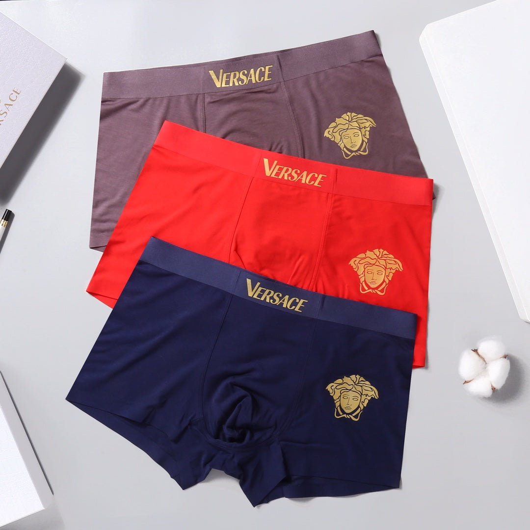 Versace small gold medusa boxer briefs - view 2