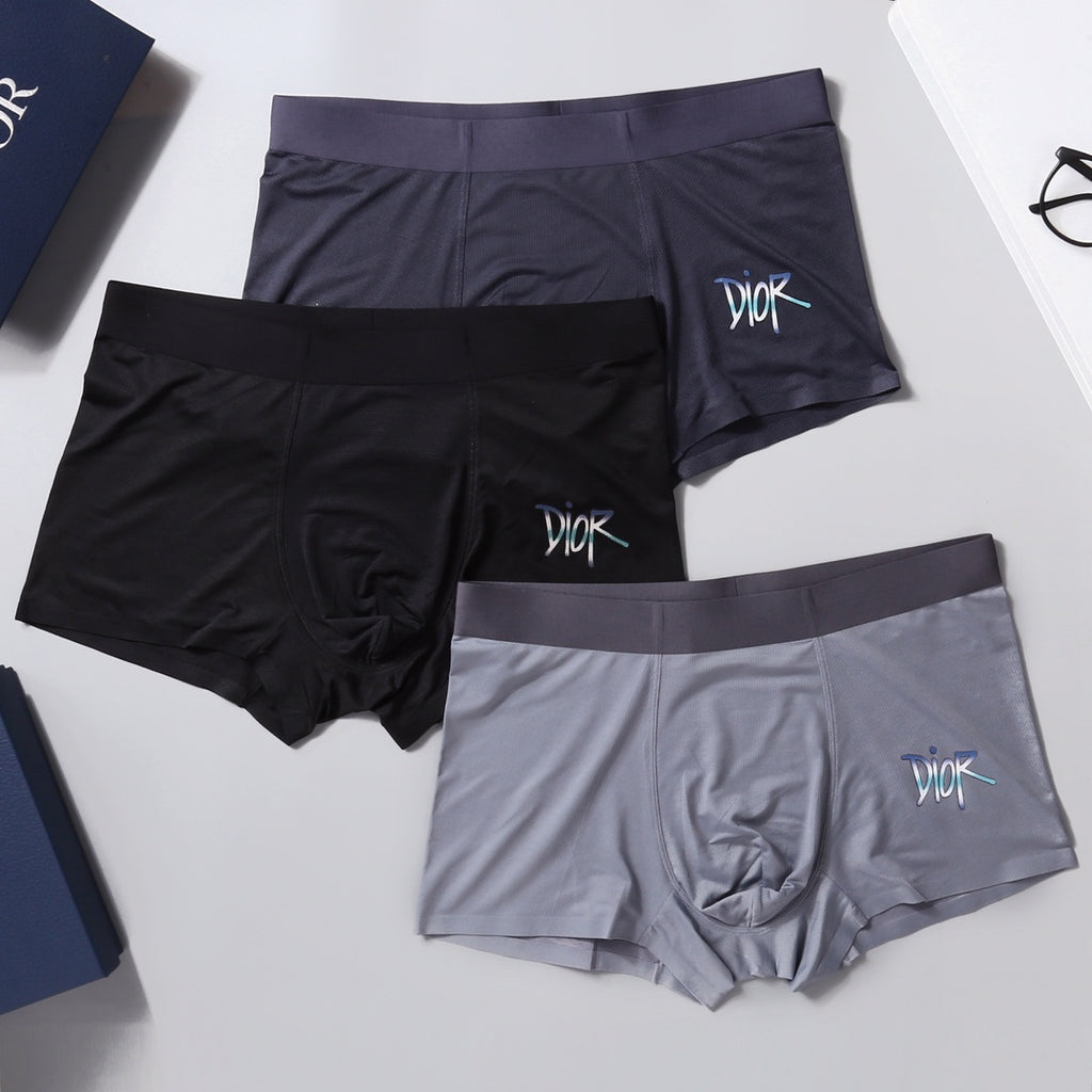 Dior angular side wordmark boxer briefs - view 5