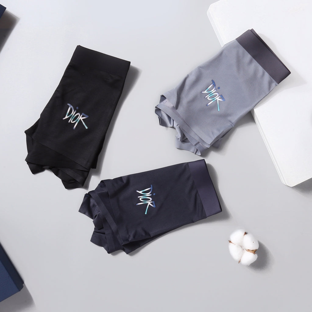 Dior angular side wordmark boxer briefs - view 2