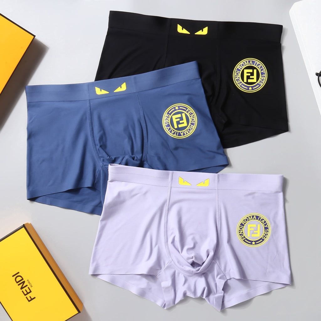 Fendi yellow circle ff boxer briefs - view 4