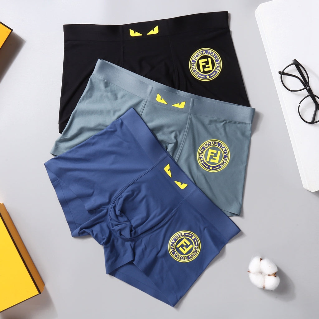 Fendi yellow circle ff boxer briefs - view 7
