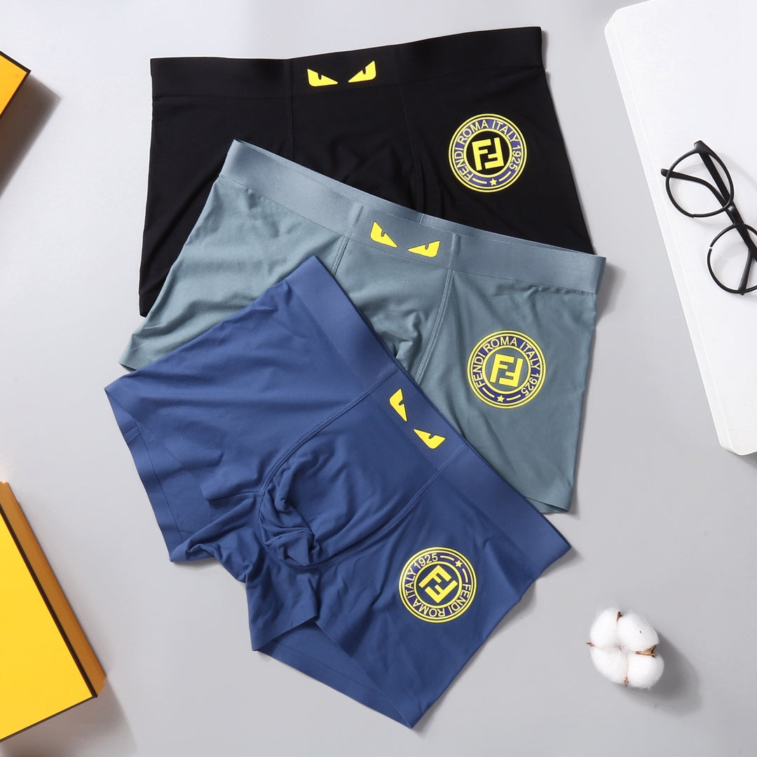 Fendi yellow circle ff boxer briefs - view 7
