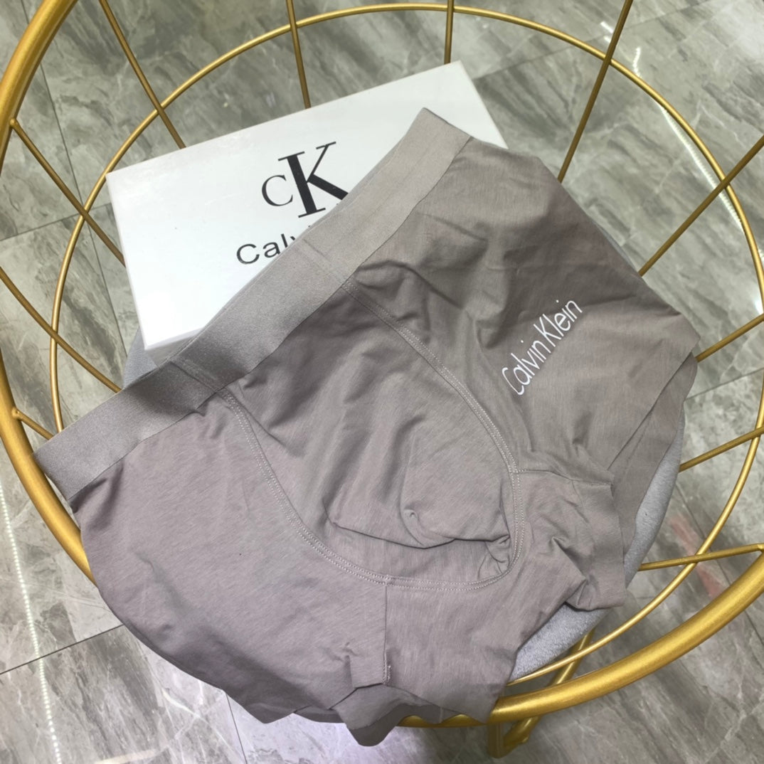 Calvin Klein Tonal Gray Boxer Briefs - 3 Pieces per Box - image 1