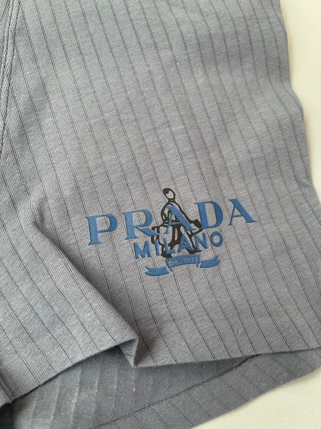 Prada ribbed neutral side lettering boxer briefs - view 9