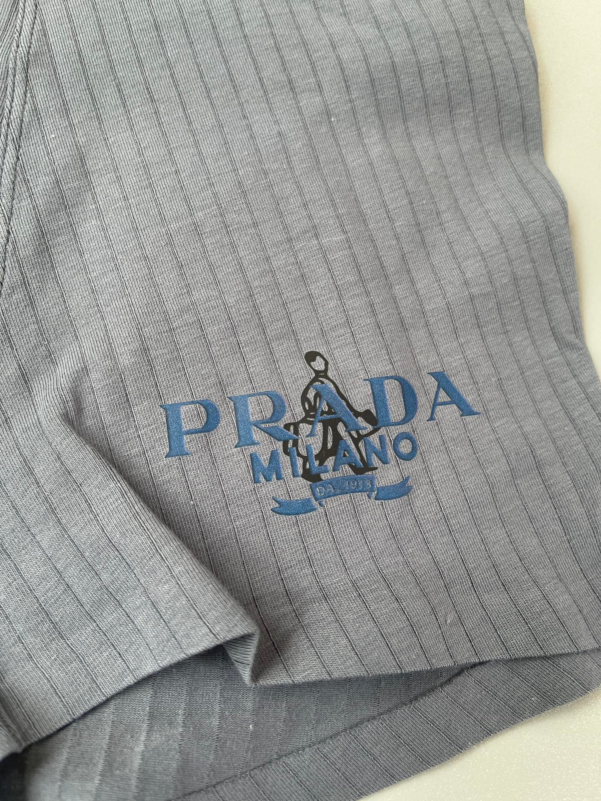 Prada ribbed neutral side lettering boxer briefs - view 9