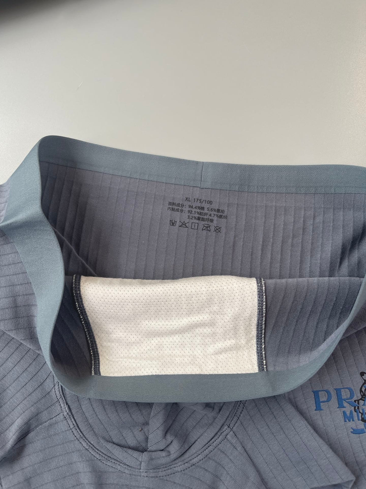 Prada ribbed pastel side lettering boxer briefs - view 7