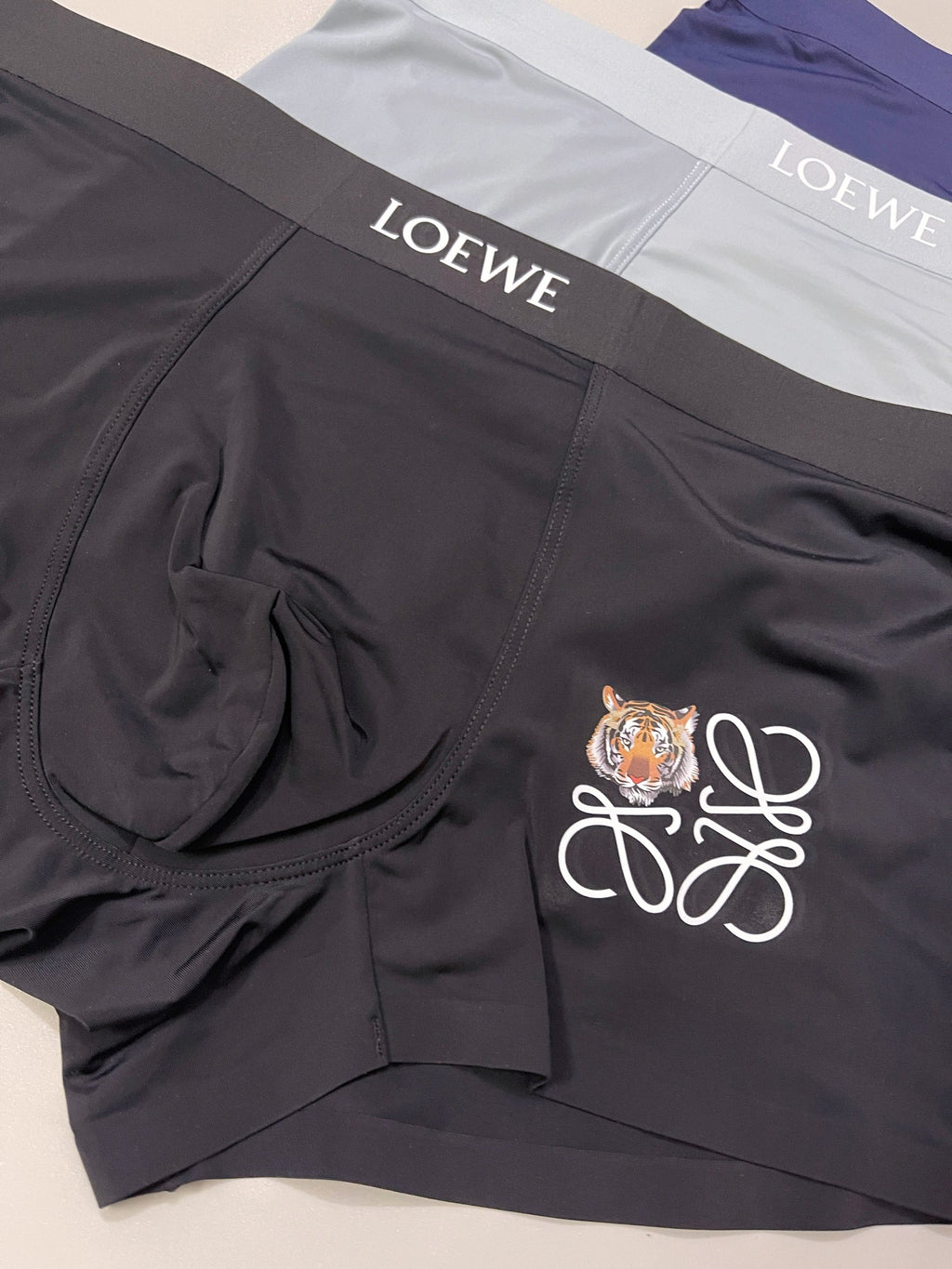 Loewe neutral jeweled anagram boxer briefs - view 6