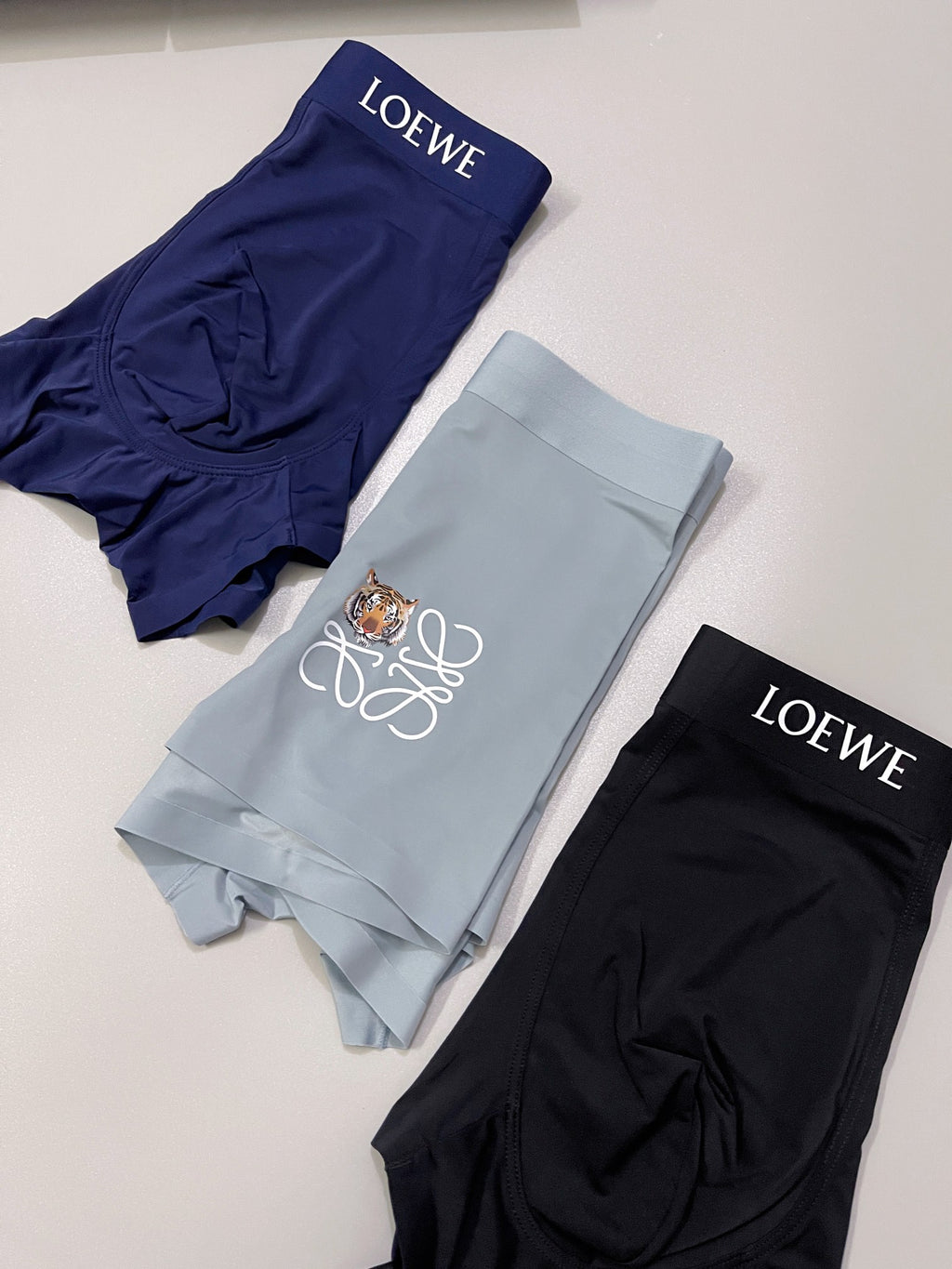 Loewe neutral jeweled anagram boxer briefs - view 8