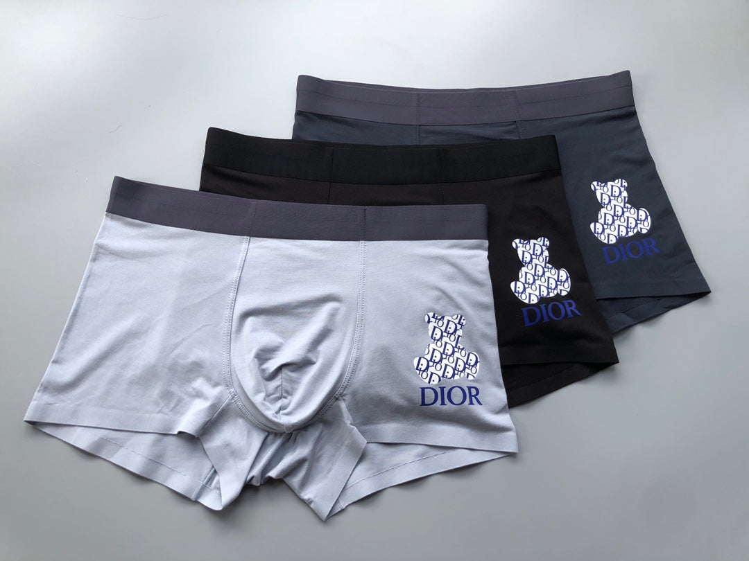 Dior stacked graphic letters boxer briefs - view 3