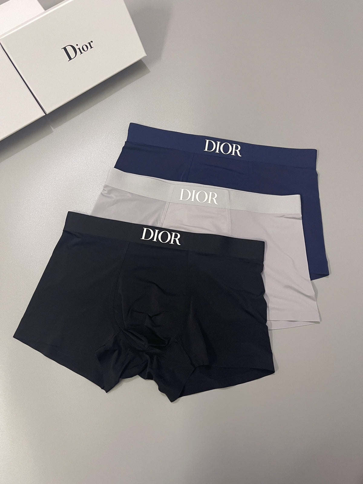 Dior small waist lettering boxer briefs - view 4