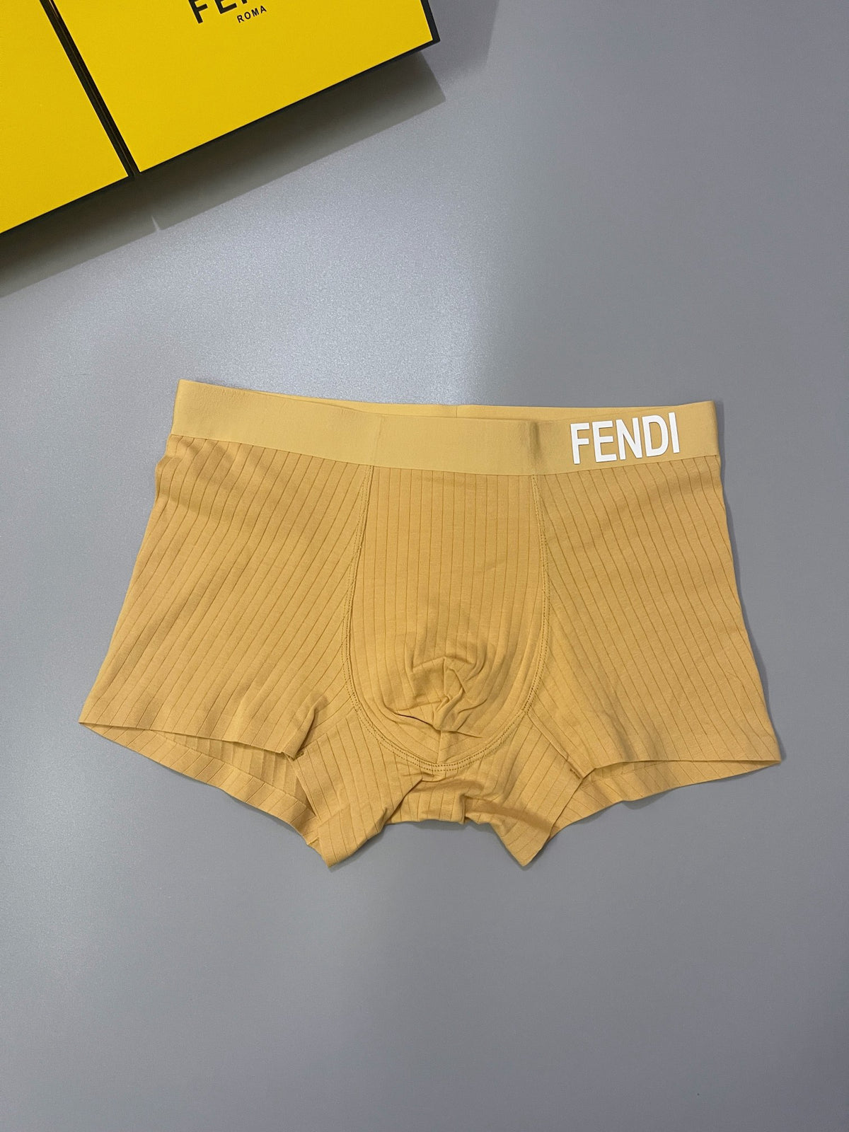 Fendi ribbed side lettering boxer briefs - view 9