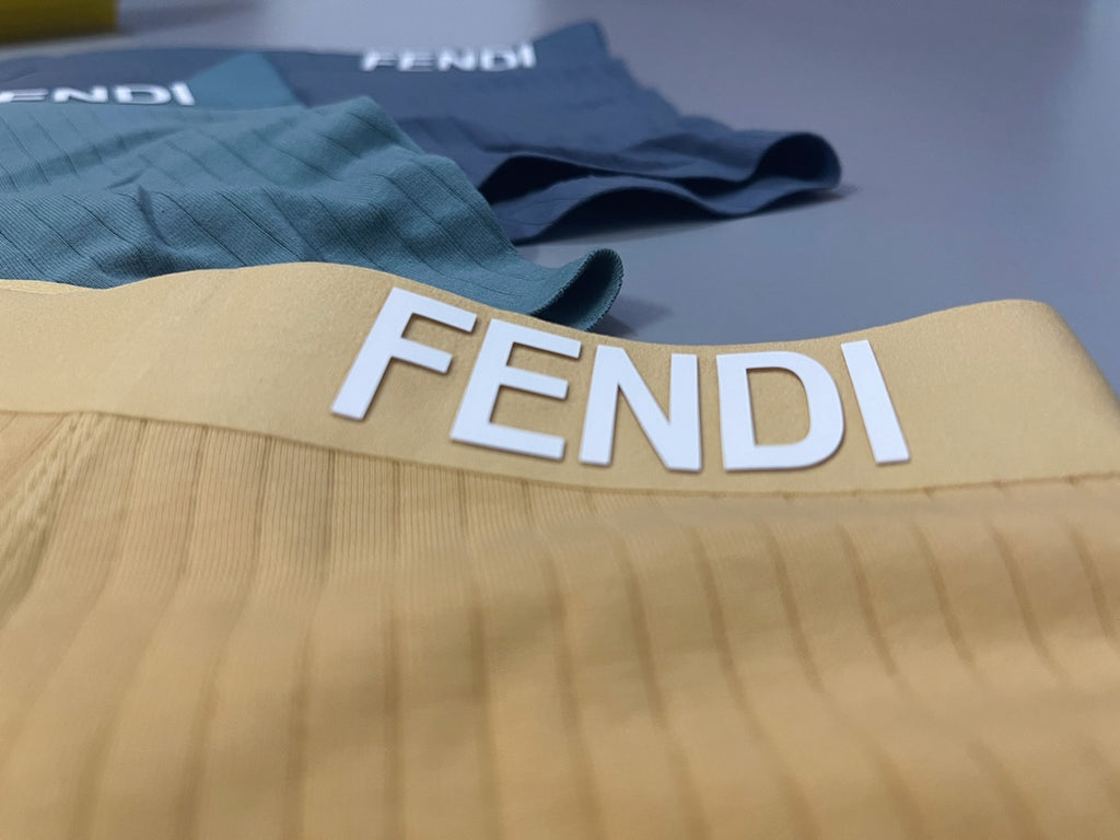 Fendi ribbed side lettering boxer briefs - view 6