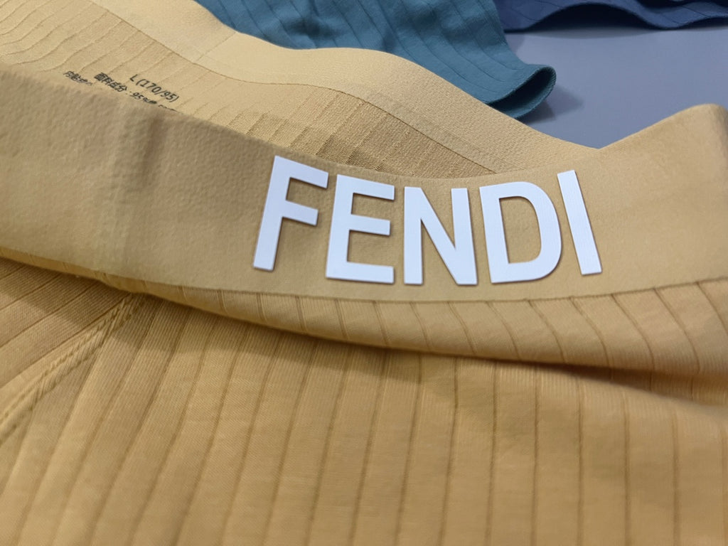 Fendi ribbed side lettering boxer briefs - view 7