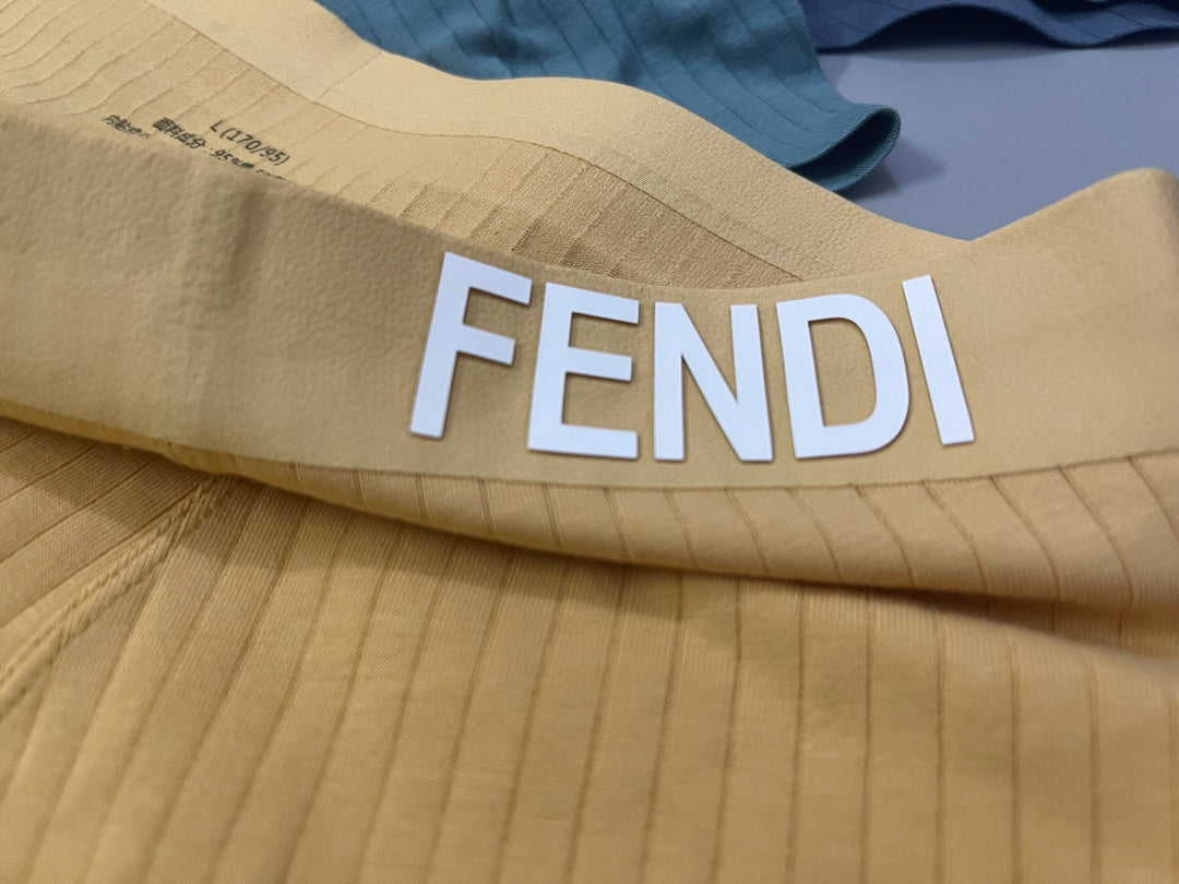 Fendi ribbed side lettering boxer briefs - view 7