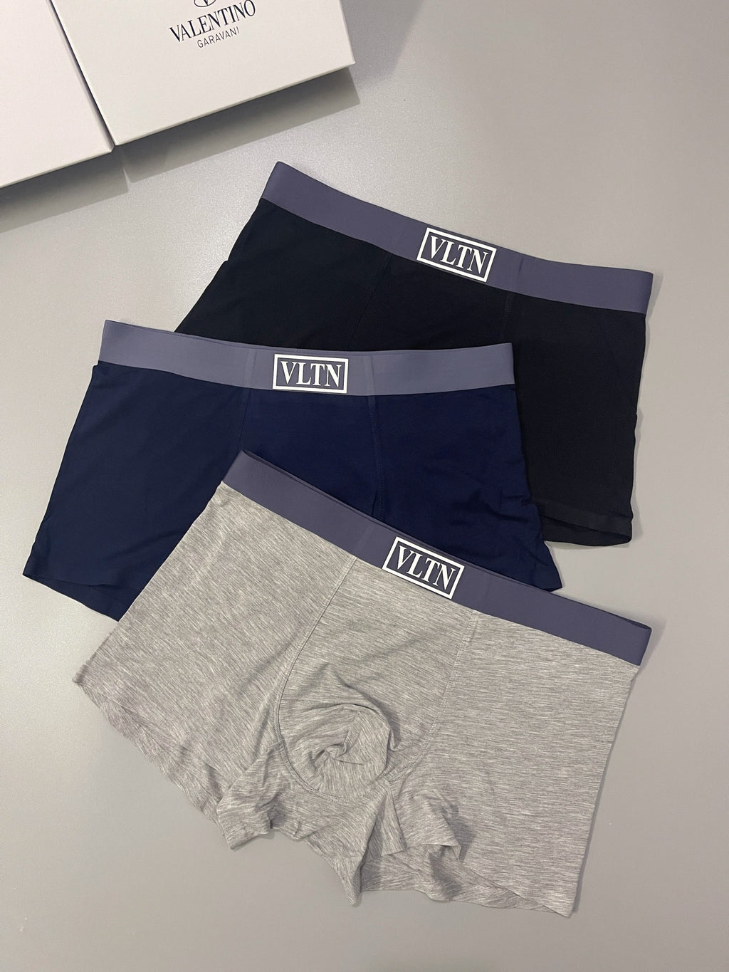 VALENTINO VLTN Men's Modal Blend Boxer Briefs 3-Pack