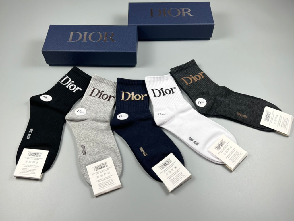 Dior large foot wordmark ankle socks - view 13