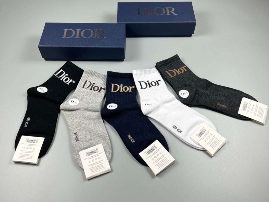 Dior large foot wordmark ankle socks - view 13