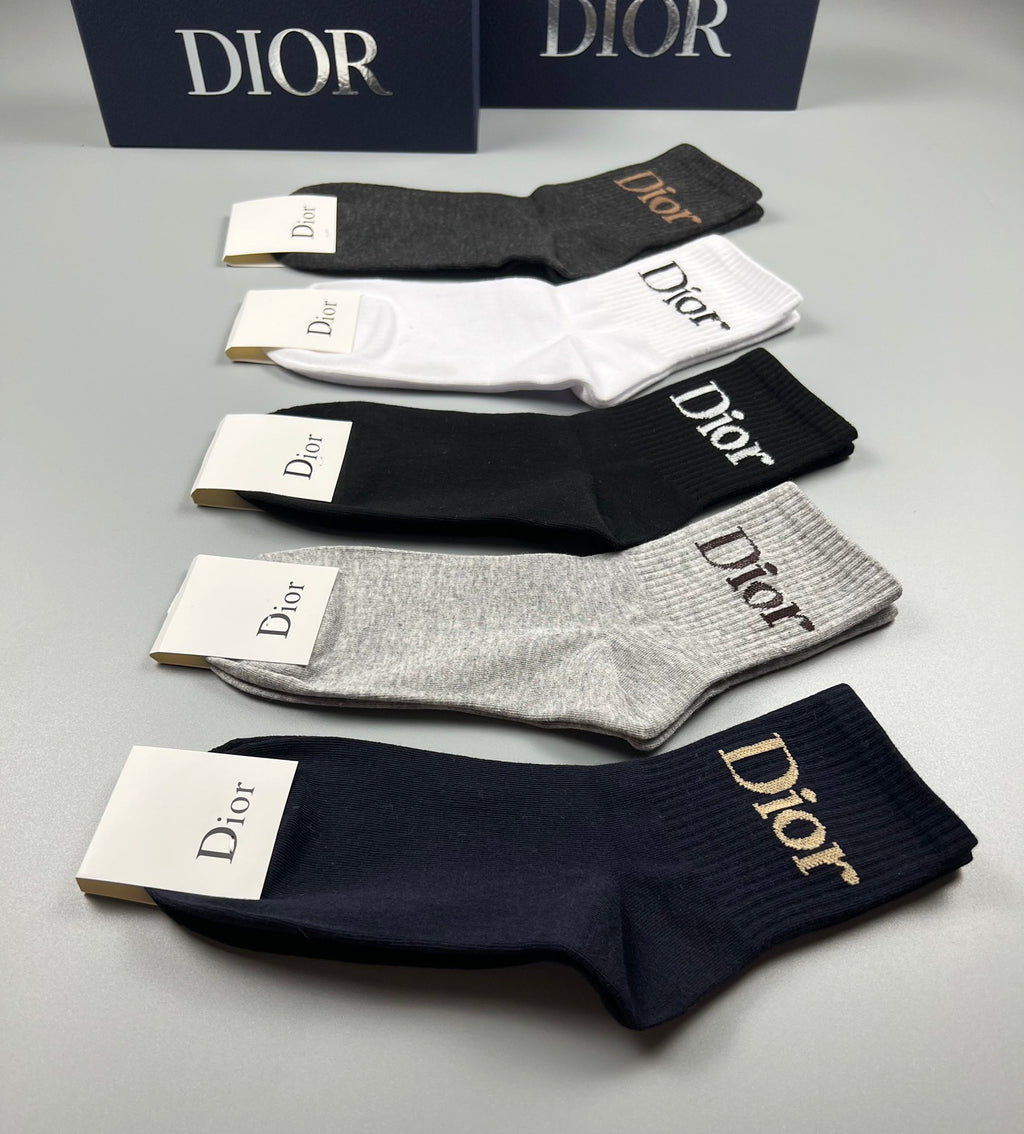 Dior large foot wordmark ankle socks - view 17