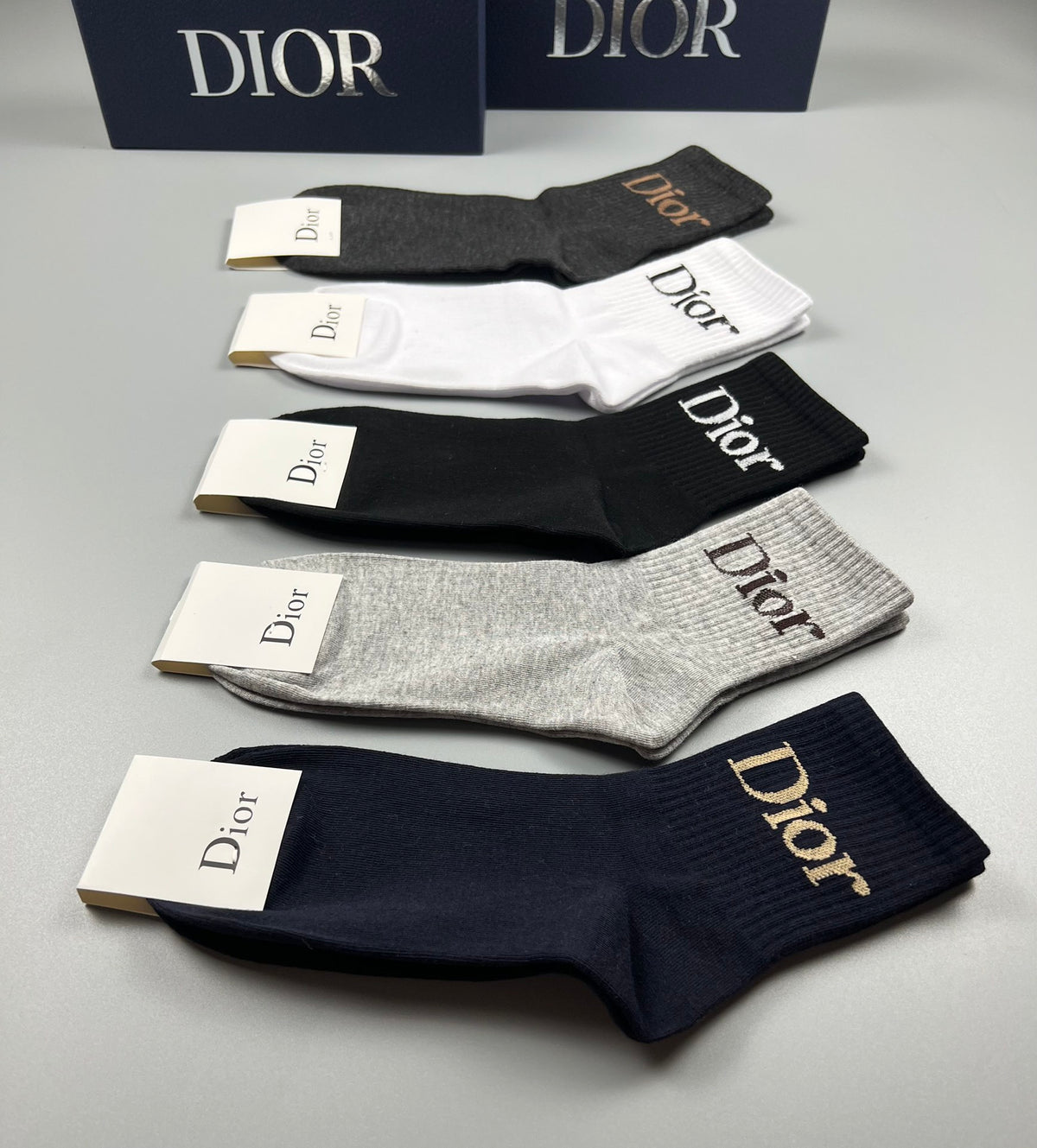 Dior large foot wordmark ankle socks - view 17