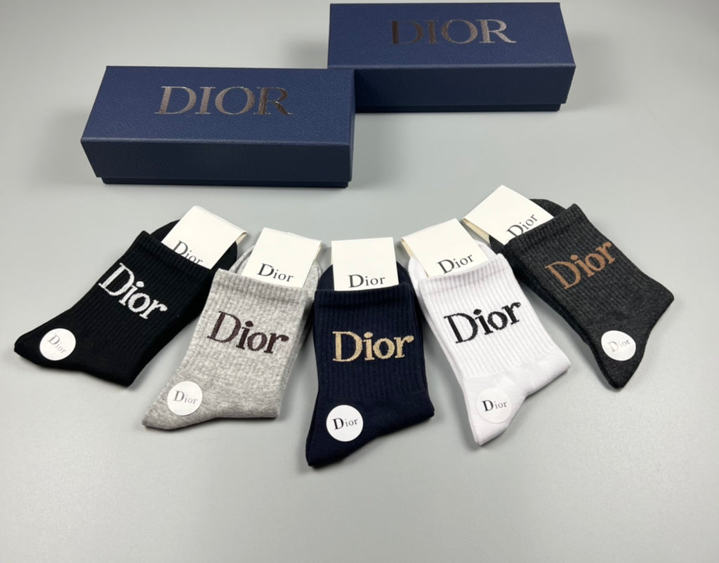 Dior large foot wordmark ankle socks - view 14