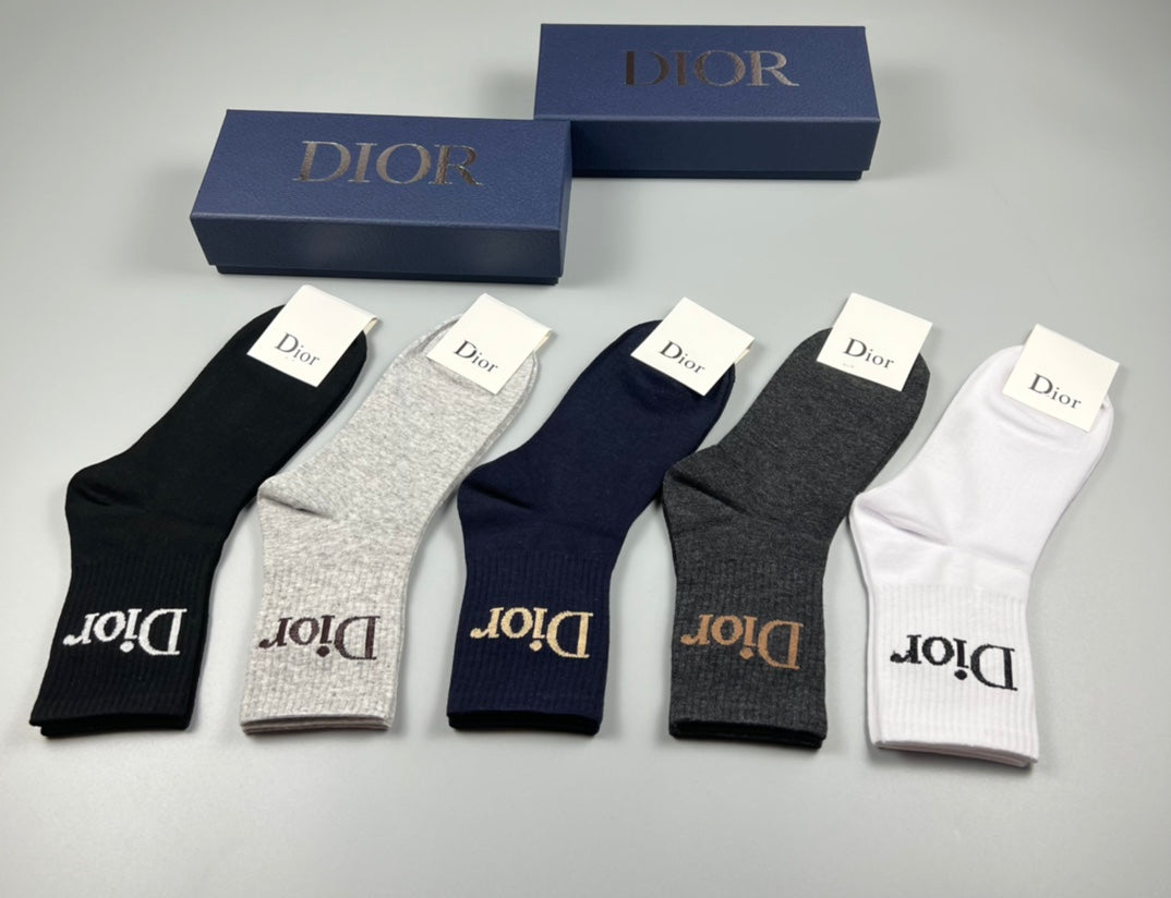 Dior large foot wordmark ankle socks - view 12