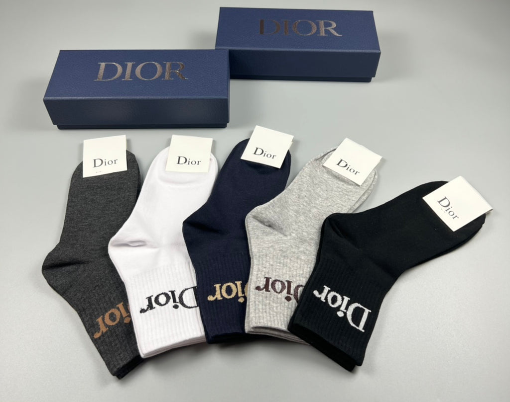 Dior large foot wordmark ankle socks - view 10