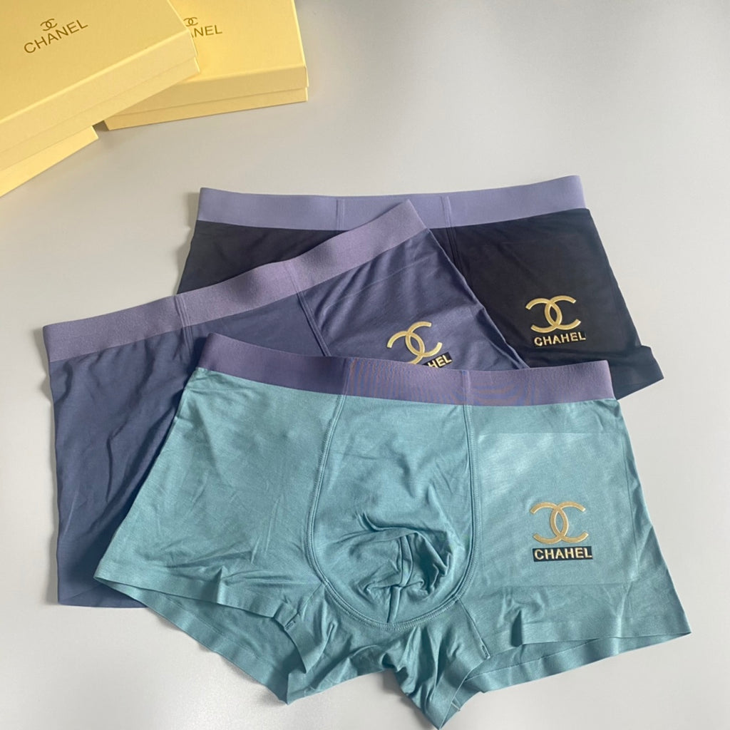 Chanel gold side emblem boxer briefs - view 2