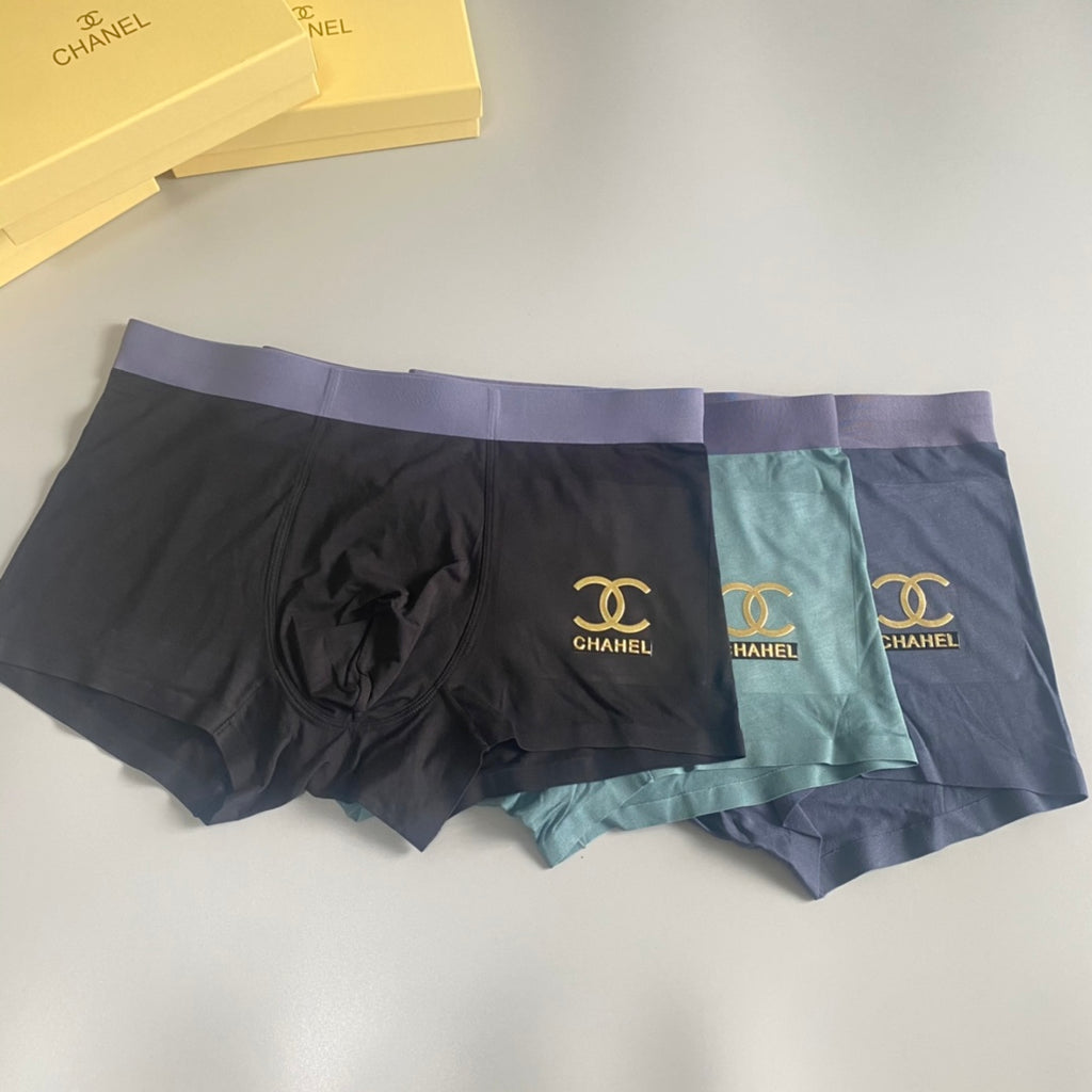 Chanel gold side emblem boxer briefs - view 1