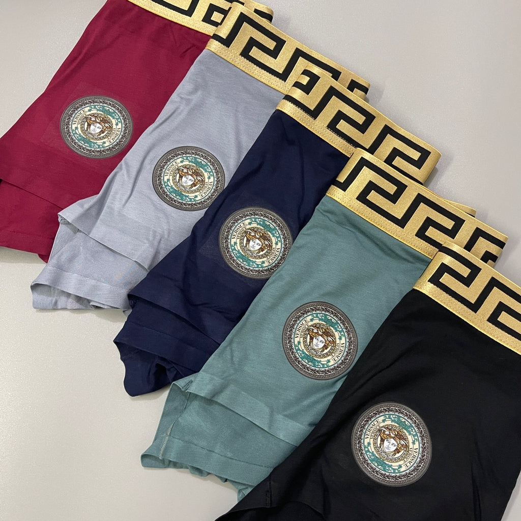 Versace round waist emblem boxer briefs - view 9