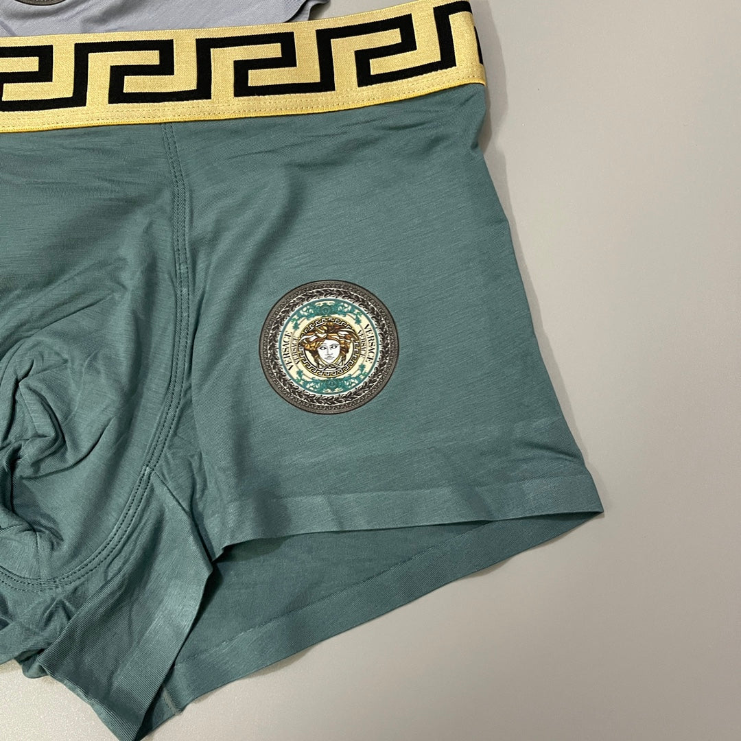 Versace round waist emblem boxer briefs - view 5