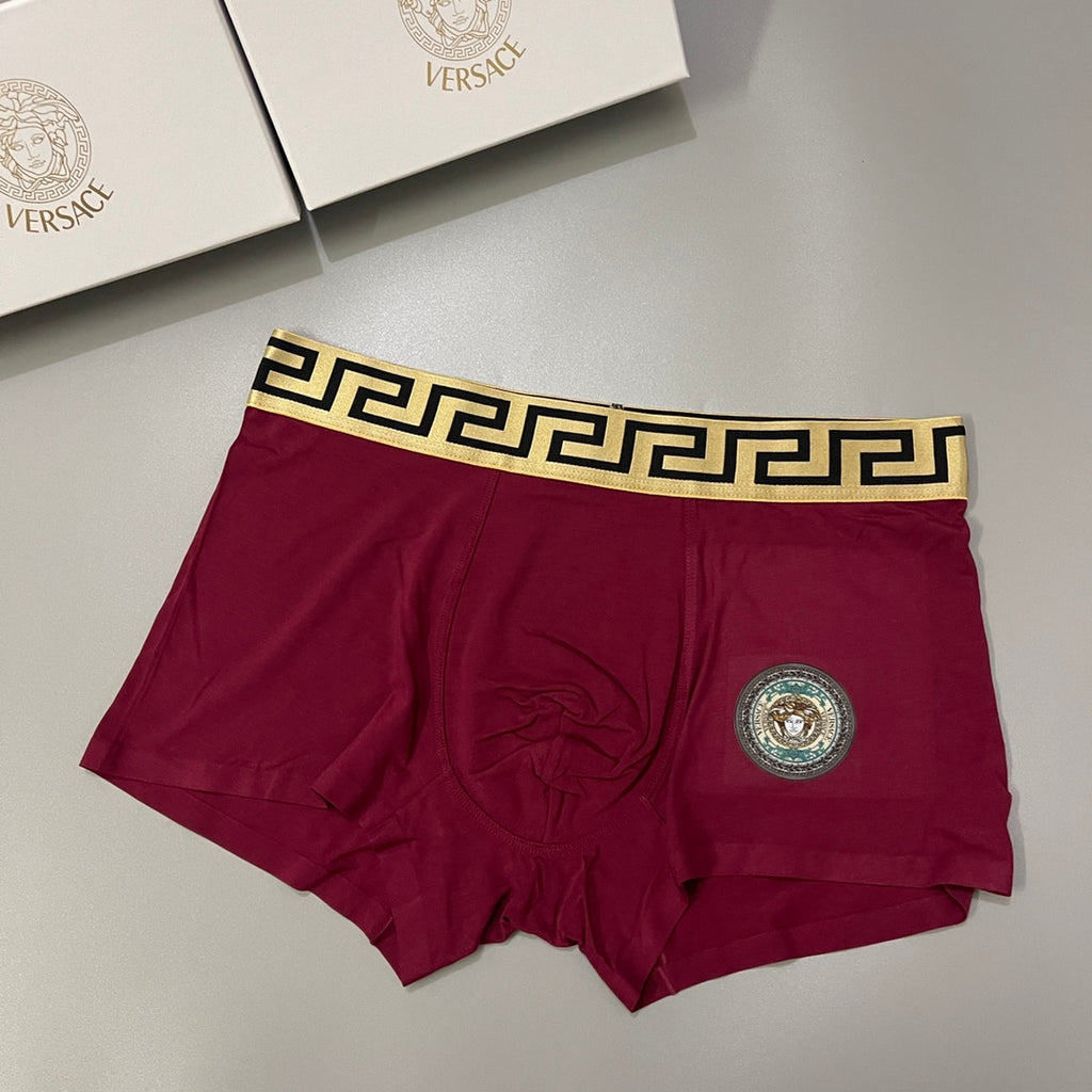 Versace round waist emblem boxer briefs - view 8