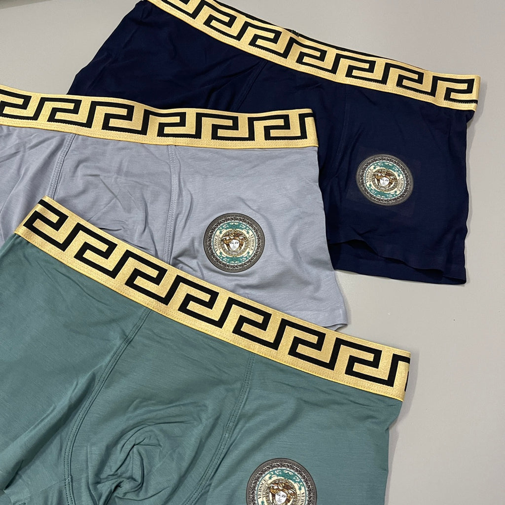 Versace round waist emblem boxer briefs - view 3