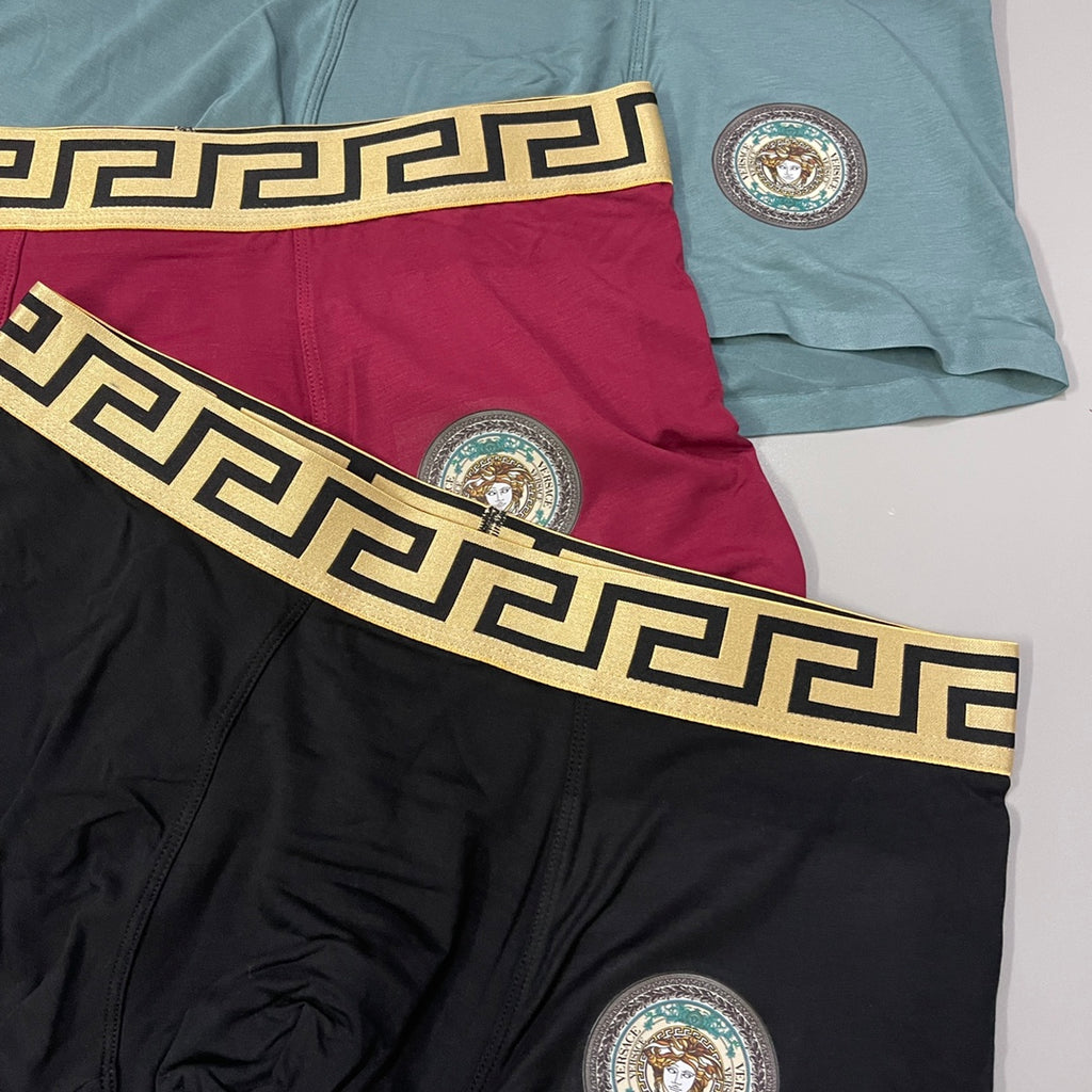 Versace small round medallion boxer briefs - view 4