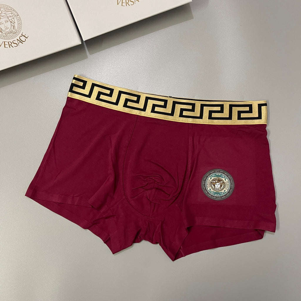 Versace small round medallion boxer briefs - view 6