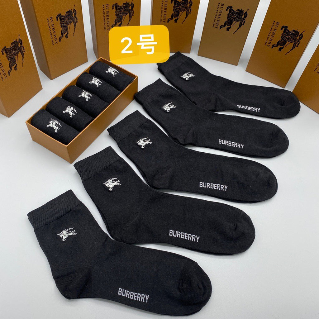 Burberry knight color assortments crew socks - view 3