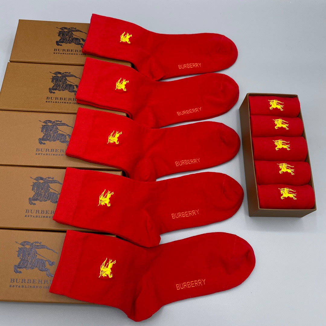 Burberry knight color assortments crew socks - view 9