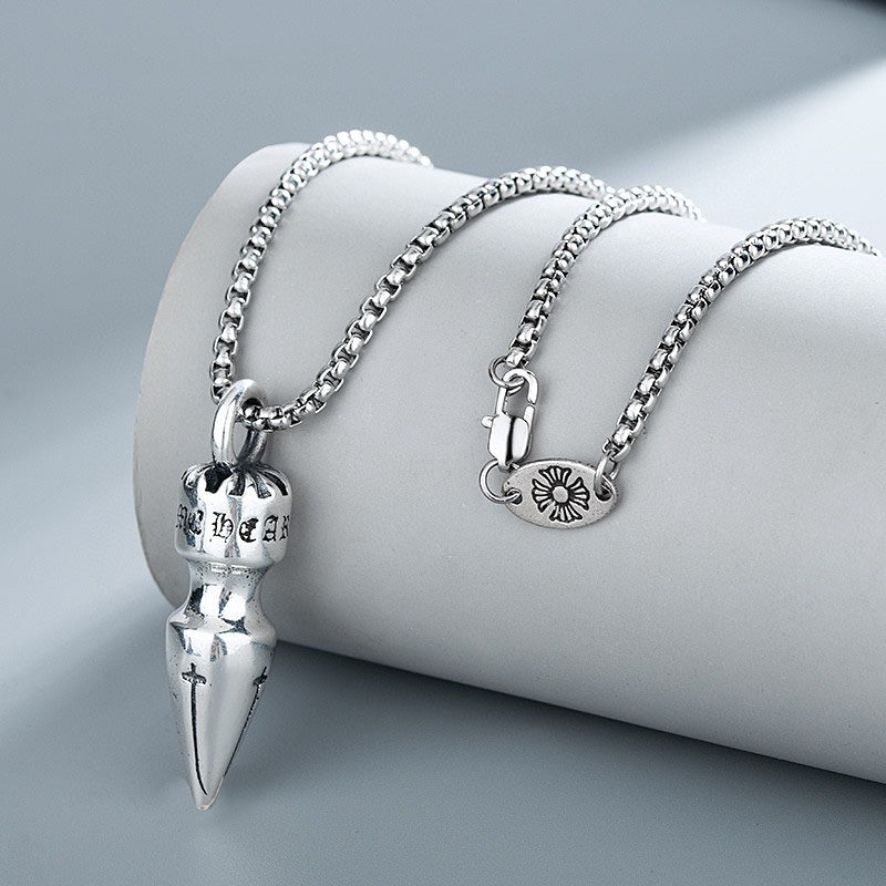 Chrome Hearts Petite Vertical Pendant Necklace - album image 4