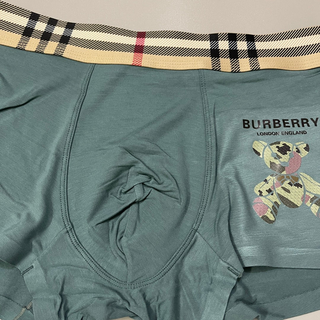 Burberry check waist illustrated bear boxer briefs - view 7