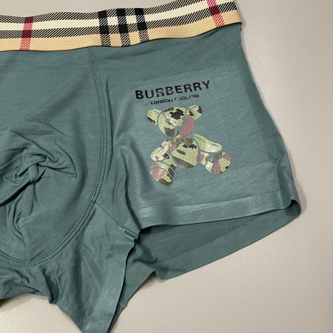 Burberry check waist illustrated bear boxer briefs - view 8