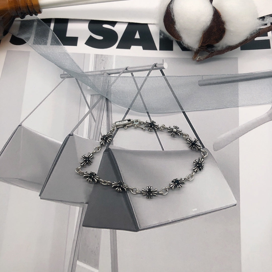 Chrome Hearts Gold-Tone Cross Link Bracelet - album image 3