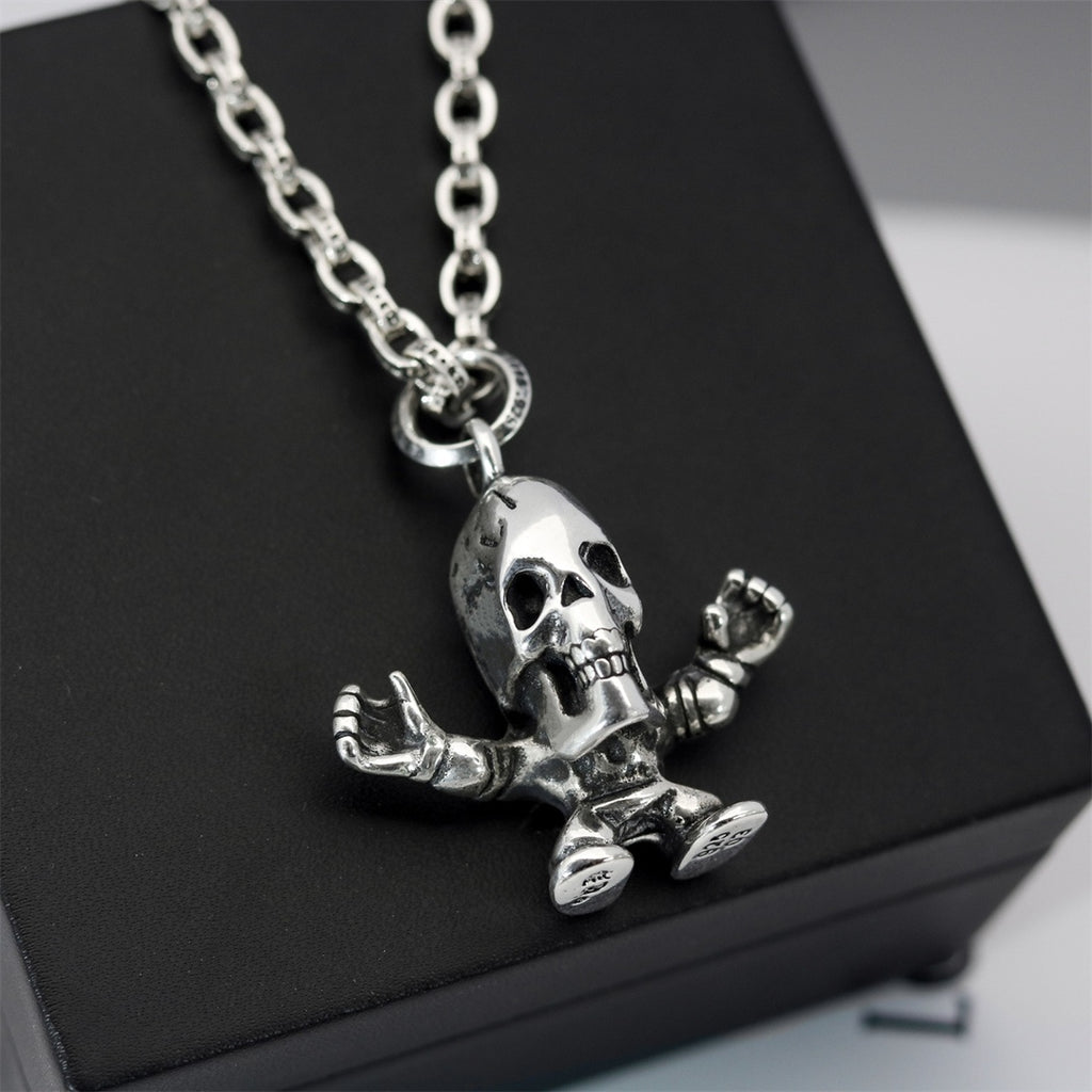 Chrome Hearts Skeleton Figure Pendant Necklace - album image 1
