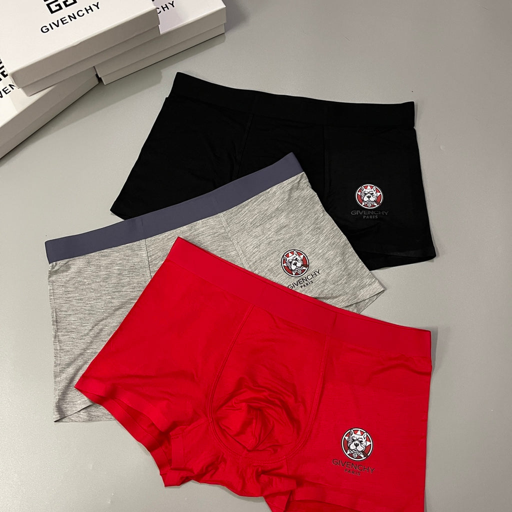 Givenchy round side emblem boxer briefs - view 3
