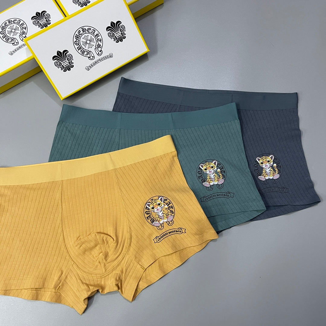 Chrome Hearts Cotton Stretch Boxer Briefs - 3-Piece Box
