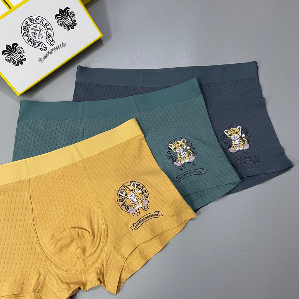 Chrome Hearts Cotton Stretch Boxer Briefs - 3-Piece Box