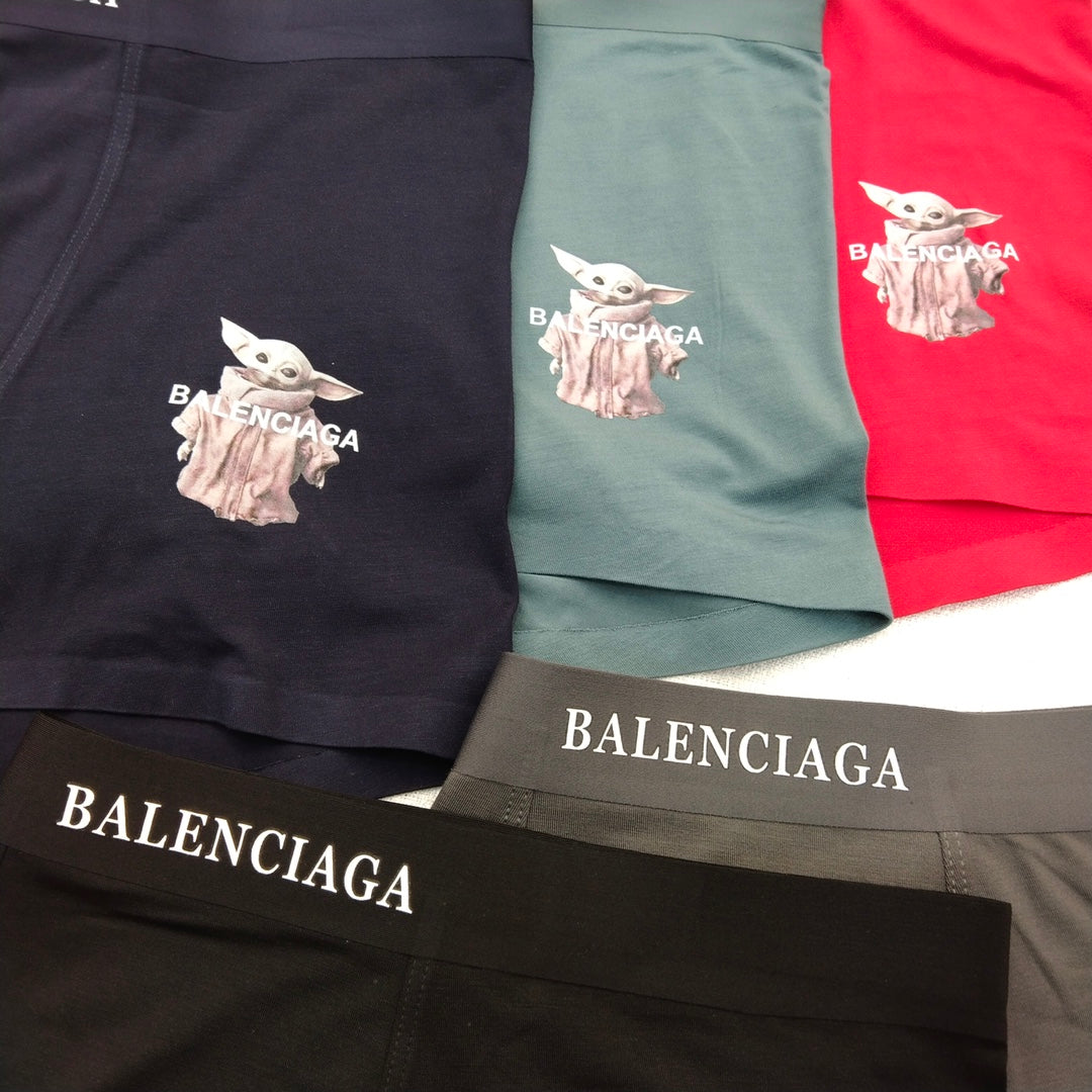 Balenciaga silver shield crest boxer briefs - view 4