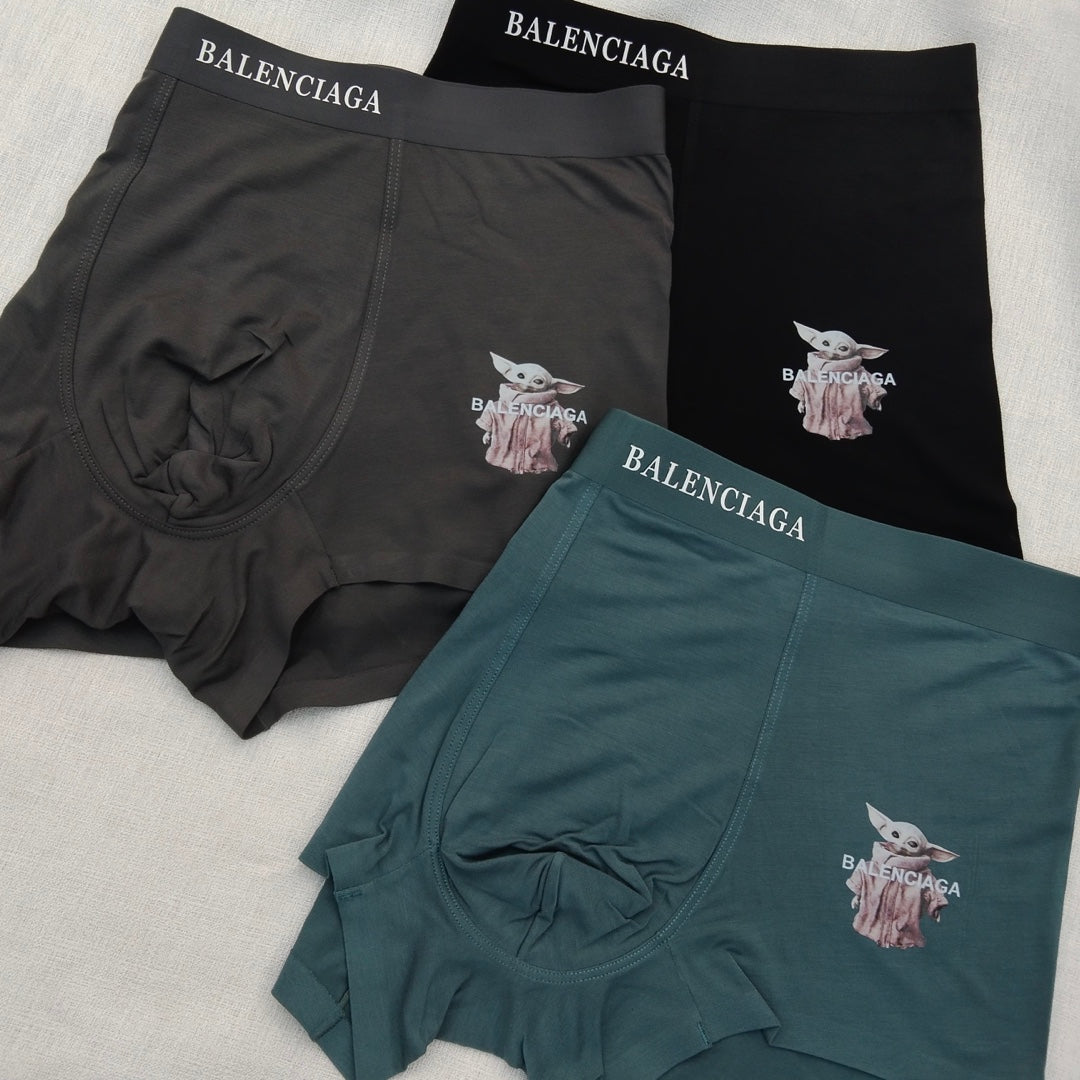 Balenciaga silver shield crest boxer briefs - view 3