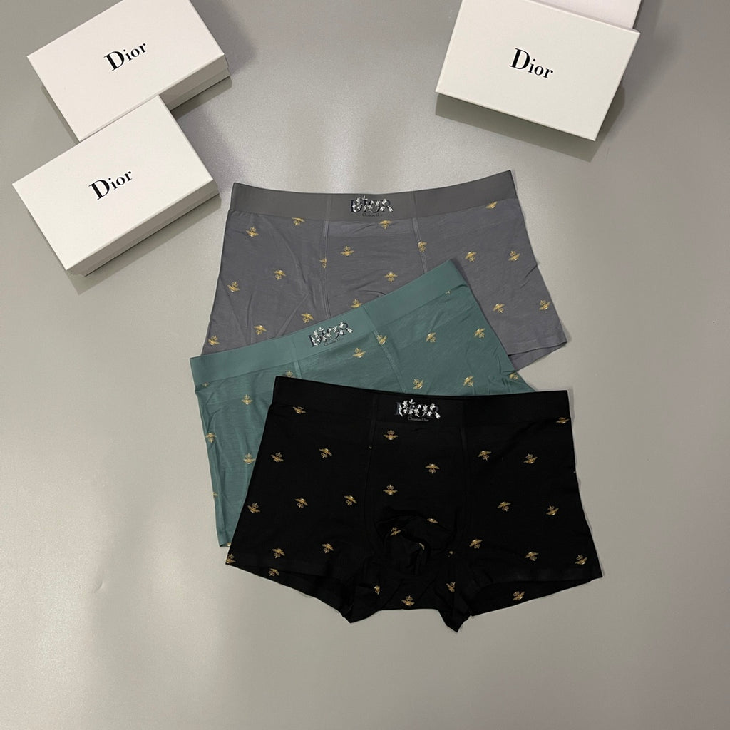 Dior small bee repeat boxer briefs - view 1