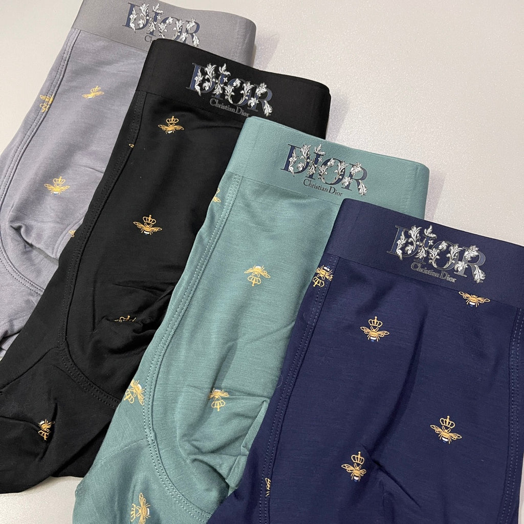 Dior gold bee pattern boxer briefs - view 9